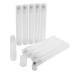 Healifty 10pcs 10ml Glass Essential Oil Roller Bottles with Stainless Steel Roller Balls and Wooden Lid for Essential Oil