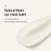 mixsoon Natural Bean Lip Mask Balm - Moisturizing and Softening Lip Care, Fermented Bean and Shea Butter, Vegan Formula for Smooth, Hydrated Lips 11g / 0.37 fl. oz. Korean Glass Skin Care - Buy Online on GoSupps.com