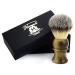 Gift Box for Men (Grown Hair Shaving Brush with Stunning Horn Stimulating Handle with Men's Made by Haryali)