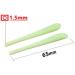 Shop DookAa Eyeglass Temples - 3 Pairs Green Replacement Tips & Ear Pads for Durable Comfort - Buy Online on GoSupps.com