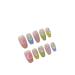 Detachable Handmade false nails with design dopamine bubble love girl press on Nail enhancement false nails (Color : 2 Size : L)