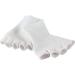 Beaupretty 3 Pairs Gel Socks Bunion Straightener Toe Spacers Toe Spreader Open Toe Socks Heel Sleeves for Cracked Heels Five Finger Socks Foot Care Socks Thumb Splitter White - Buy Online on GoSupps.com