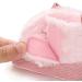 Baby Winter Fleece Booties | Non-Slip Soft Sole Shoes for Boys and Girls | Adjustable Crawling Prewalker Boots | 6-12 Months | D Pink - Buy Online on GoSupps.com