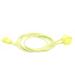 Bupimufi laces without tying elastic rubber shoe straps elastic quick lock elastic shoelaces children shoes accessories light yellow & white