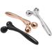 Black Y-Shaped 3D Metal Facial Roller - Manual Slimming Massage Stick for Beauty - Buy Online on GoSupps.com