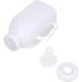Uadme 1L Calf Milk Bottle - Horizontal Feeding Cup for Cows - Breastfeeding Milk Dispenser with Removable Pacifier - Buy Online on GoSupps.com