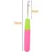 2 Pcs Bent Latch Hook Tool for Dreadlocks & Carpet Making - Crochet Knitting Needle for Hair Extension - Buy Online on GoSupps.com