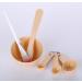 WOIWO DIY Facial Mask Bowl Brush Stick & Spoon Set for Women | Beauty Clay Powder & Skincare Masque Accessories - Buy Online on GoSupps.com