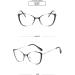 SERONI Vintage Metal Cat Eye Glasses - Blue Light Blocking Anti UV for Men & Women | 59mm Black-Silver - Buy Online on GoSupps.com