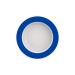 Ornamin bowl with tilt-trick 15.5 cm blue |Special plate with a marginal increase for independent foodEsshilfe melamine anti-slip bowl the rander of the box.