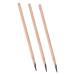 Didiseaon 3pcs Coffee Golf Pencils Wooden Makeup Tool Long Eyebrow Wooden Pencil Wooden Brow Tool