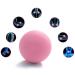 Verdant Touch Fascia Ball Yoga Fascia Rubber Massage Ball Pink Muscle Relaxer for All Ages