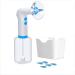 RKXKJ Electric Earwax Remover Electric Ear Wax Removal Irrigation Cleaner with 4 LED Lights 4 Water Pressure Levels 500ml Water Bottle Detachable for Adult Ear Washing