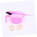 DOITOOL 2 Sets Hair Coloring Kit Hair Bleach Styling Brush Hair Paint Brush Hair Salon Tool Hair Dyeing Brush Hair Dyeing Supplies Beard Dye Brush Hair Dye Tool Oil Bowl Major 13X12X4cm Pink - Buy Online on GoSupps.com