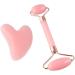 Shop Pink Jade Roller & Gua Sha Set - Natural Facial Tools for Skin Care | Ideal for Men & Women - Buy Online on GoSupps.com