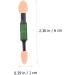 BELLIFFY 30pcs Double Ended Eye Shadow Stick Girl Eyeshadow Makeup Brush Sponge Eyeshadow Stick Rod Aluminum - Buy Online on GoSupps.com