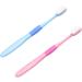 Soesfoufu Extra Soft Toothbrushes - 2-Pack Bristle Toothbrushes for Daily Use Postpartum Oral Care - Sky Blue Auspin Tool - Buy Online on GoSupps.com
