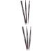 FOMIYES 2pcs 2 1 Eyebrow Pencil Waterproof Eyebrow Spoolie Brush Eyebrow Pencil Brush Makeup Triangle 3d 1 count (Pack of 1) As Shownx2pcs - Buy Online on GoSupps.com