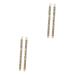 FOMIYES 4 Pcs Eyebrow Pencil Makeup Eyebrow Pencil Brush Eye Shadow Pencil Cosmetic Suite Miss 1 count (Pack of 1) Picture 2x2pcs