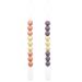 Flow fire Silicone Dummy Clip for Girl and Boys 2Pcs Baby Dummy Clips Fit All Soothers and Dummies Purple 2PCS