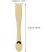 SOLUSTRE Creme Makeup 10Pcs Gold ABS Mini Spoon Makeup Spatula Cosmetic Spatulas Facial Reusable Scoop Facial Cream Spoon Beauty Spoons for Cream Lotions Moisturizers Metal Cooking Spoon - Buy Online on GoSupps.com