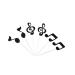 TOPPERFUN 6pcs music symbols cake picks musical notes cupcake topper 2020 new year cake decorations musical party decorations birthday wedding cupcake topper cute baby Guitar rock and roll Black Size 1
