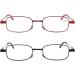 IEYELUUK Portable Reading Glasses 2 Pack - Thin Anti Blue Light Pocket Specs - 1 Black + 1 Red 2.5x for International Shipping - Buy Online on GoSupps.com