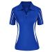 JACK SMITH Women Golf Polo Shirts Zipper Moisture Wicking Tennis Shirts Short Sleeve Slim Fit Sport Active Tops S-XXL Royal Blue XX-Large
