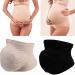 Pregnant Women Belly Support Band Tummy Belt | Seamless Elastic Band for Prenatal Care | Maternity Clothing (L-Beige) - Buy Online on GoSupps.com