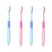 Gleavi 4 pieces toothbrushes Thai cong gift idea for travelers toothbrushes tooth cleaning Sky Blue Tooth Brush Pink Tool for oral care after birth cleaning brush