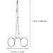 2pcs Stainless Steel Pet Hair Removal Forceps Hair Removal Clips Cupping Tong 18X7.5X0.2CM Silver - Buy Online on GoSupps.com