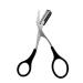 Professional Eyebrow Scissors Eyebrow Trimmer Eyebrow Remover Shaping Cut Comb Eyebrow Shaving Scissors Comb Hair Remover Beauty Tool with Non Slip Finger Grips for Men Women