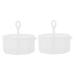 Angoily 2pc Bubbler Facial Cleaning Device Face Wash Bubble Maker Facial Cleaning Cup Compact Foaming Cup Portable Foaming Cup Foaming Maker Makeup Tool Cleaning Tool Bubbling Tool