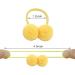 20 Pcs Pom Ball Elastic Hair Ties Fluffy Ball Hair Ties PomPom Hair Band for Girls Toddlers Pigtail Ball Ponytail Holders for Girls - Buy Online on GoSupps.com