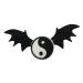 hgnxa Gothic Dark Hair Clip Girls Barrettes Black Hair Clip Devil Wing Hair Clip Set Gothic Bat Wing Versatile Barrettes 1