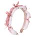 amangul Hair Band knots Hairhoop Daily Charming Photo s Pu Leather Headband Hair Accessories for Women(Pink)