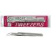 Szeles Vetus Stainless Steel Curved Slant Tip Tweezer ST-17 - Non-magnetic Eyelash Eyebrow Makeup Tool - Buy Online on GoSupps.com