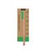 BIGGS Natural Bamboo Toothbrush Soft Bristles Adult Size Bamboo Toothbrush.