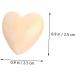 Ibasenice 100 PTH Peach Herz Wooden Heart Beads | Unfinished DIY Valentine's Day Craft Supplies | Sparkling Wooden Spacer Beads - Buy Online on GoSupps.com