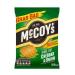 McCoy's Ridge Cut Crisps 36x45g (Cheddar & Onion)