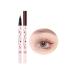 ICATUENY Liquid eyeliner longlasting liquid eyeliner waterproof formula ultraprecise brown