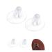 5 Pairs Clear Silicone Gel Sandal Thong Toe Protectors Flip Flops Toe Guard Cushions Anti-Skid Forefoot Pads Smooth for Men and Women 4x3.5cm