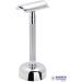 Mercury Razor Set 2381 with Stand | Premium Three-Part Wet Shaving Razor | Gloss Chrome Finish | Made in Germany - Buy Online on GoSupps.com