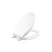 KOHLER 4636-RL-0 Cachet ReadyLatch Quiet Close Elongated Toilet Seat, White Ready Latch Elongated White