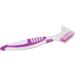 Denture Cleaning Brush Set - 2Pcs Double Bristle Head, Hard Bristles, Portable Ergonomic Design - Buy Online on GoSupps.com