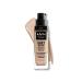 Nyx Professional Makeup Can't Stop Won't Stop Full Coverage Foundation Long -lasting waterproof vegan formula matted complexion color: Alabaster 02 Alabaster 30 ml (1 Pack)