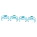 Vaguelly 8 Pcs Bottle Handle Silicone Bottle Grip Bottle Grip Bottle Grip Handle Bottle Accessories Silica Gel Newborn Milk Bottle Feeding Bottle 14.00X5.00X5.00CMx4pcs Sky-bluex4pcs