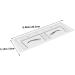 Mikinona Eyebrow Ruler 10pcs Eyebrow Design Ruler Transparent Ruler Eyebrow Guide Template Shape Disposable Measuring Ruler - Buy Online on GoSupps.com