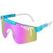 CHNLML Sports Sunglasses for Men Women, Vipers Style Polarized UV400, Cycling Glasses for Baseball Fishing Running P1