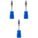 POPETPOP 3pcs Nail Polisher Nail Drill Heads Safety Bits for Nail Drill Cuticle Drill Bits for Nails Professional Drill Bits Nail Drill Bits Cuticle Manicure Drill Nail Tungsten Steel Alloy 7x1.3.cmx3pcs As Shown 2x3pcs